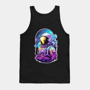 astronaut in galaxy Tank Top